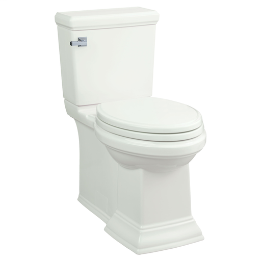 Town Square FloWise Right Height Elongated 1.28 gpf Toilet in White, WHITE