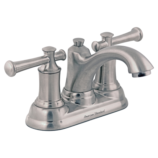 Portsmouth 2-Handle 4 Inch Centerset Bathroom Faucet with Lever Handles, BRUSHED NICKEL