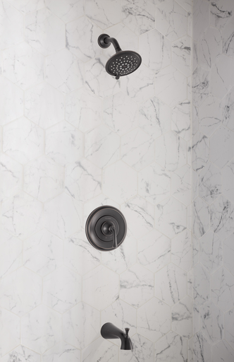 PATIENCE PB Bath/Shower Trim W/ PB Cartridge, LEGACY BRONZE