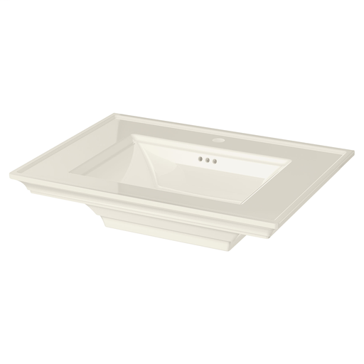 Town Square S Pedestal Sink Top - Center Hole Only, LINEN