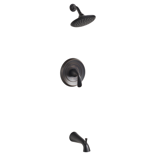 Fluent Water Saving PB Bath/Shower Trim W/ PB Cartridge, LEGACY BRONZE
