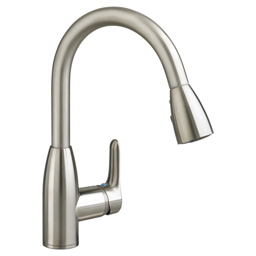Colony Soft 1 Handle High Arc Pull Down Kitchen Faucet, STAINLESS STL