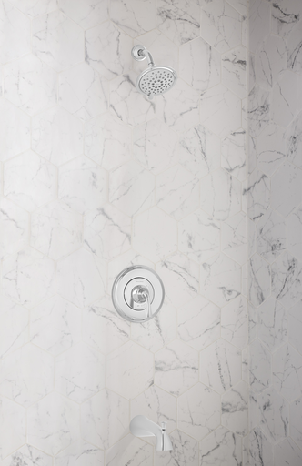 PATIENCE PB Bath/Shower Trim W/ PB Cartridge, CHROME