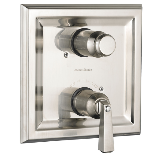 Town Square 2-Handle Thermostatic Valve Trim Kit, BRUSHED NICKEL