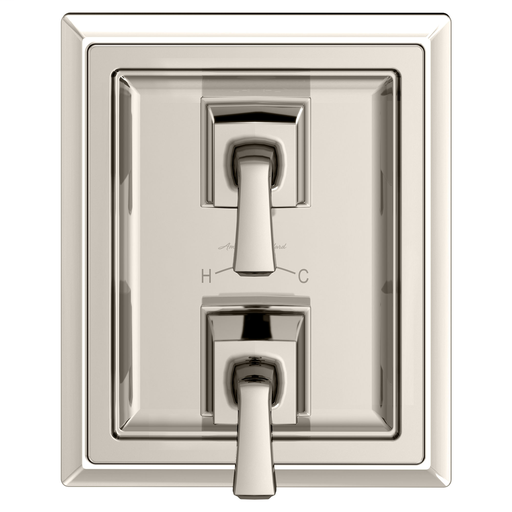 Town Square S Two-Handle Thermostat Shower Valve Trim Kit PN, POLISHED NICKEL PVD