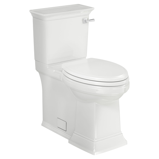 Town Square S Skirted Two-Piece Right-Height Elongated Toilet with Right-Hand Trip Lever, WHITE