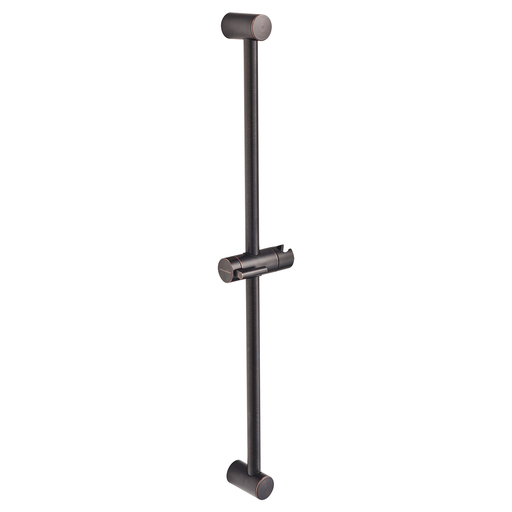 30 Inch Round Shower Slide Bar, LEGACY BRONZE