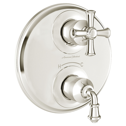 American Standard DELANCEY 2H THERMO VALVE TRIM ONLY, POLISHED NICKEL PVD