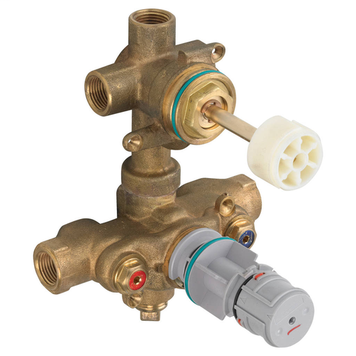 Serin 2-Handle Thermostatic Valve Trim Kit, NO FINISH