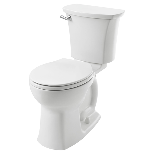Edgemere Right Height Round Front 10-Inch Rough-In Toilet, WHITE