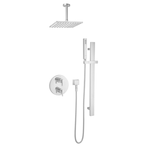 6 Round Shwr Arm And Round Escutcheon, CHROME