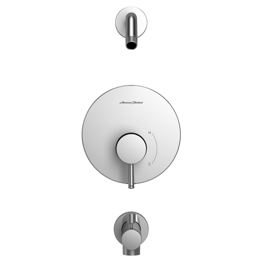 SERIN PB Bath/Shower Trim W/ PB Cartridge Less Showerhead, CHROME