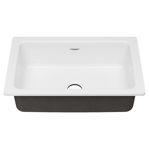 American Standard Delancey 30x19 UM SB Kitchen Sink, BRILLIANT WHITE