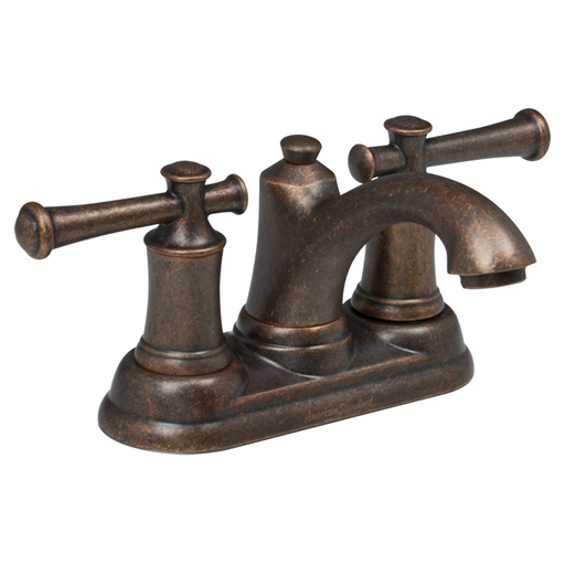Portsmouth 2-Handle 4 Inch Centerset Bathroom Faucet with Lever Handles, OIL RUBBED BRONZE
