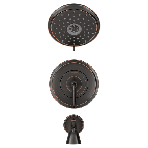 American Standard DELANCEY PB BATH SHOWER TRIM W CART 2.5 GPM, LEGACY BRONZE