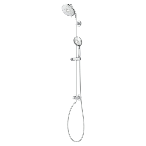 Spectra Versa Shower System with 7” Four-Spray Showerhead and Hand Shower – 36” Slide Bar, CHROME