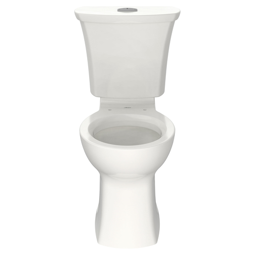 Edgemere Right Height Round Front Dual Flush Toilet, WHITE