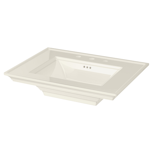 Town Square S Ped Lav 8 Ctr Top -Lin, LINEN