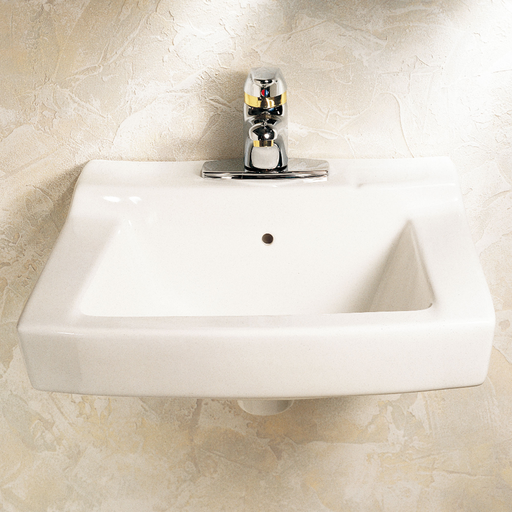 Declyn™ Wall-Hung Sink With 4-Inch Centerset, Wall Hanger Included, White