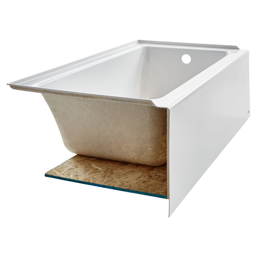 Studio® 60 x 32-Inch Integral Apron Bathtub With Right-Hand Outlet, Arctic