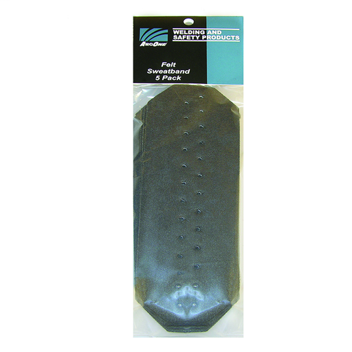 BLACK FELT SWEATBAND - 5 pk