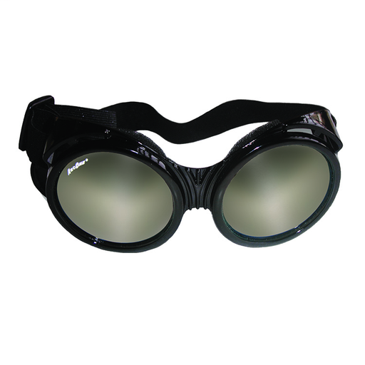 SAFETY GOGGLE w/CLEAR lens MIRROR finish