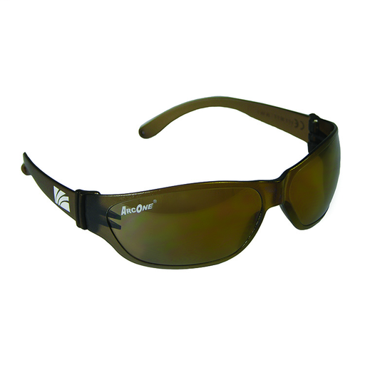 SAFETY GLASSES BROWN BROWN