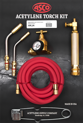 AIR ACETYLENE TORCH KIT, TURBO, AJ4-T TIP, AJ6-T TIP