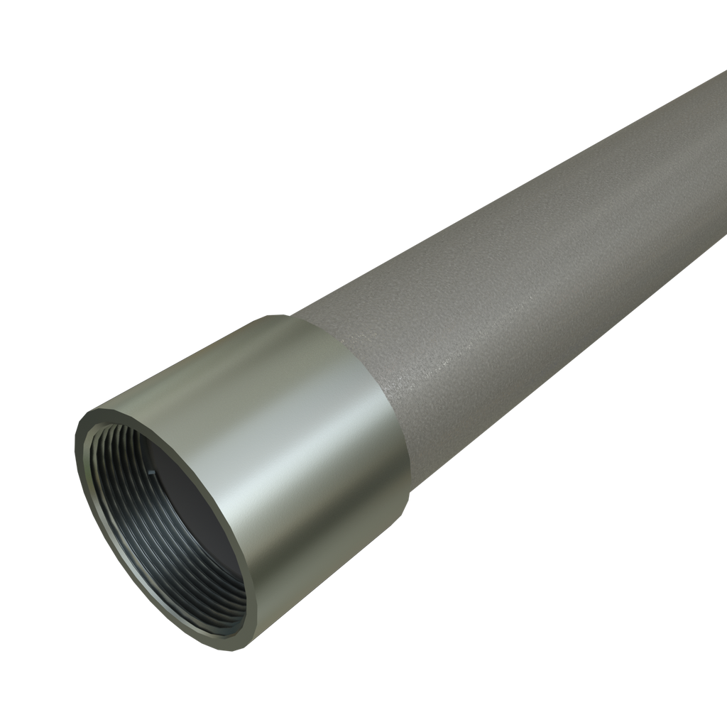 Product image for Allied 278937 2-1/2" x 10' Galvanized Rigid Conduit, Galvanized Steel