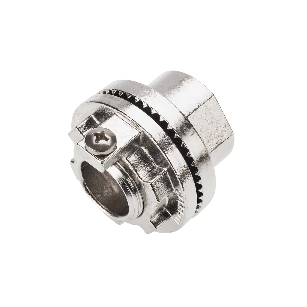 Product image for CalpipeS62500LTV2 2-1/2" Stainless Steel Rigid Grounding Hub