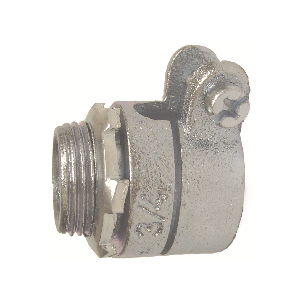 Product image for Konkore MSC7590KON 3/4" 90° Malleable Iron Duplex Squeeze Connectors