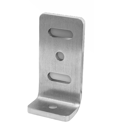 Product image for Calbrite S600003B00 90. Stainless Steel 316 3-Hole Angle Bracket