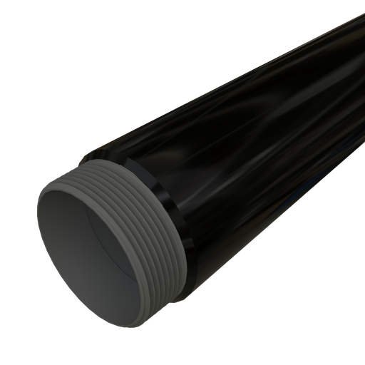 Product image for Calpipe PA6010CT00 6" x 10' PVC Coated Aluminum Rigid Conduit