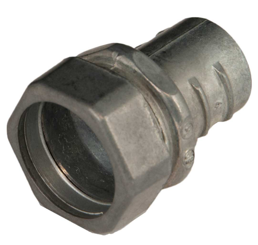 Product image for Allied GFCCD75KON 3/4" Zinc Die Cast Combo Compression Coupling - EMT To Flex