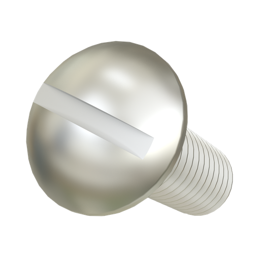 Product image for Calpipe S60200MS15 1/4" x 1-1/2" Stainless Steel 316 Machine Screw