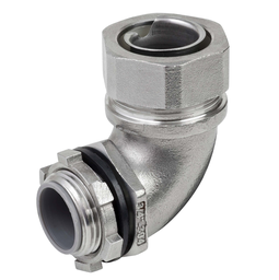 CAL S60700FC90 3/4" SS316 FLEX CONNECTOR MALE 90DEG