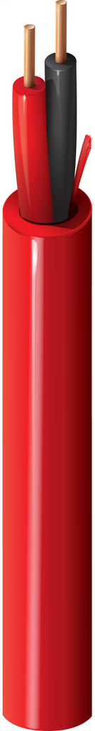 Product image for BELDEN 5220UL 002U1000 16/2C (S) NS 300V FPLR RED JKT (OD .166)