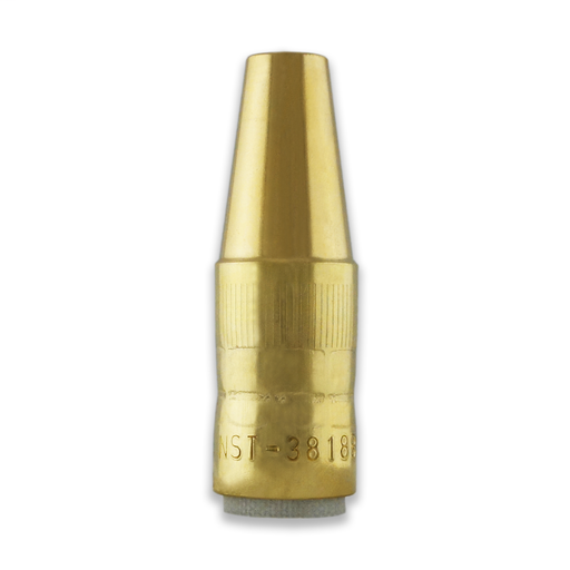 Centerfire™ NOZZLE, CENTERFIRE, SLIM, TAPERED, 3/8 ORIFICE, 1/8 RECESS, BRASS