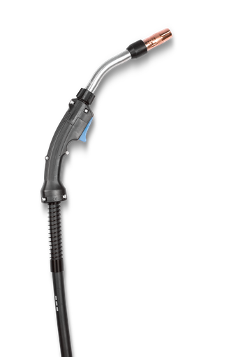 BTB SEMI-AUTOMATIC AIR-COOLED MIG GUN, 300 AMP, 15 FT, Quik Tip™, .035, MILLER, CONVENTIONAL LINER