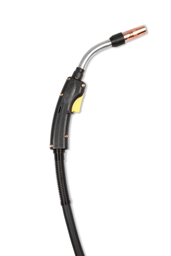 BTB SEMI-AUTOMATIC AIR-COOLED MIG GUN, 300 AMP, 15 FT, Centerfire™, .035, CF FLUSH, MILLER, CONVENTIONAL LINER