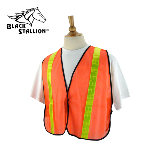 ECONOMY MESH - HOOK AND LOOP FRONTSAFETY VEST, N/A