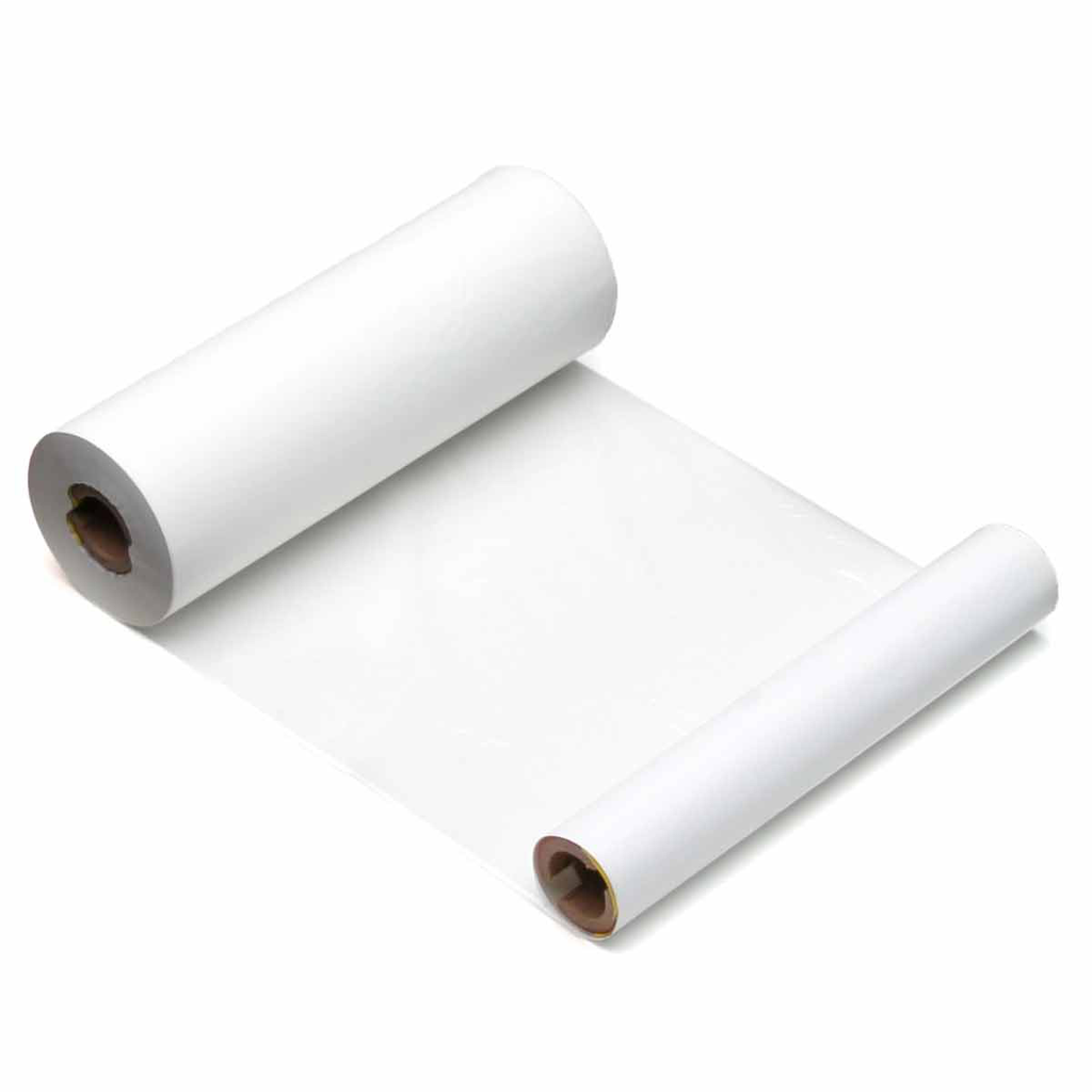Product image for Brady 52044 MiniMark Series Printer Ribbon, Pack of 2 Rolls, White, 4.4" W x 290' L