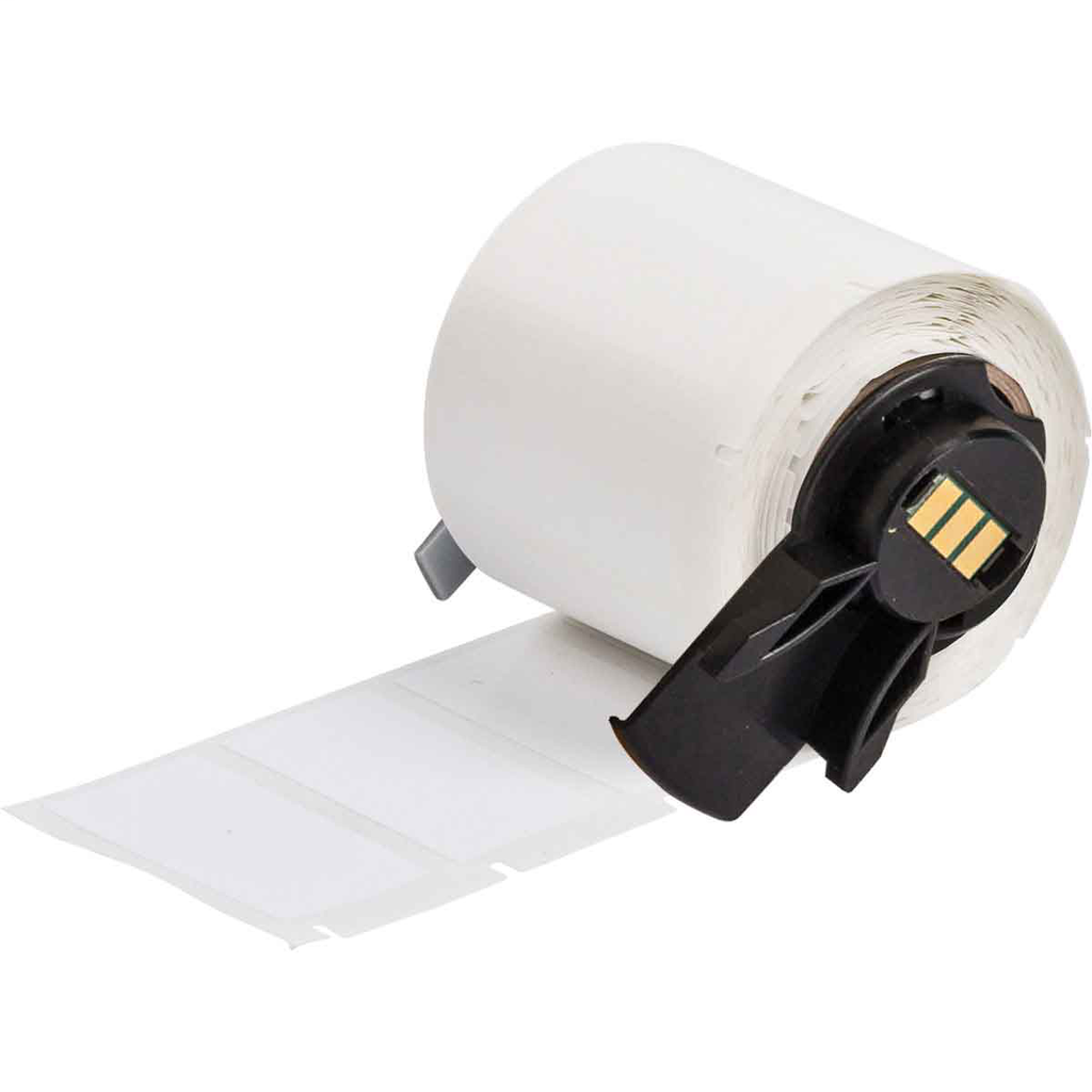 Brady PTL-29-498 1.5 x 0.5 Inch Vinyl Cloth White Semi-Gloss Label Roll Brady PTL-29-498 1.5 x 0.5 Inch Vinyl Cloth White Semi-Gloss Label Roll