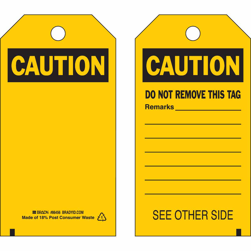 BRADY 86456 SELF-LAMINATING TAGS WI BRADY 86456 SELF-LAMINATING TAGS WI