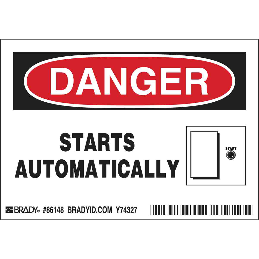 BRADY 86148 EQUIPMENT/OEM LABELS BRADY 86148 EQUIPMENT/OEM LABELS