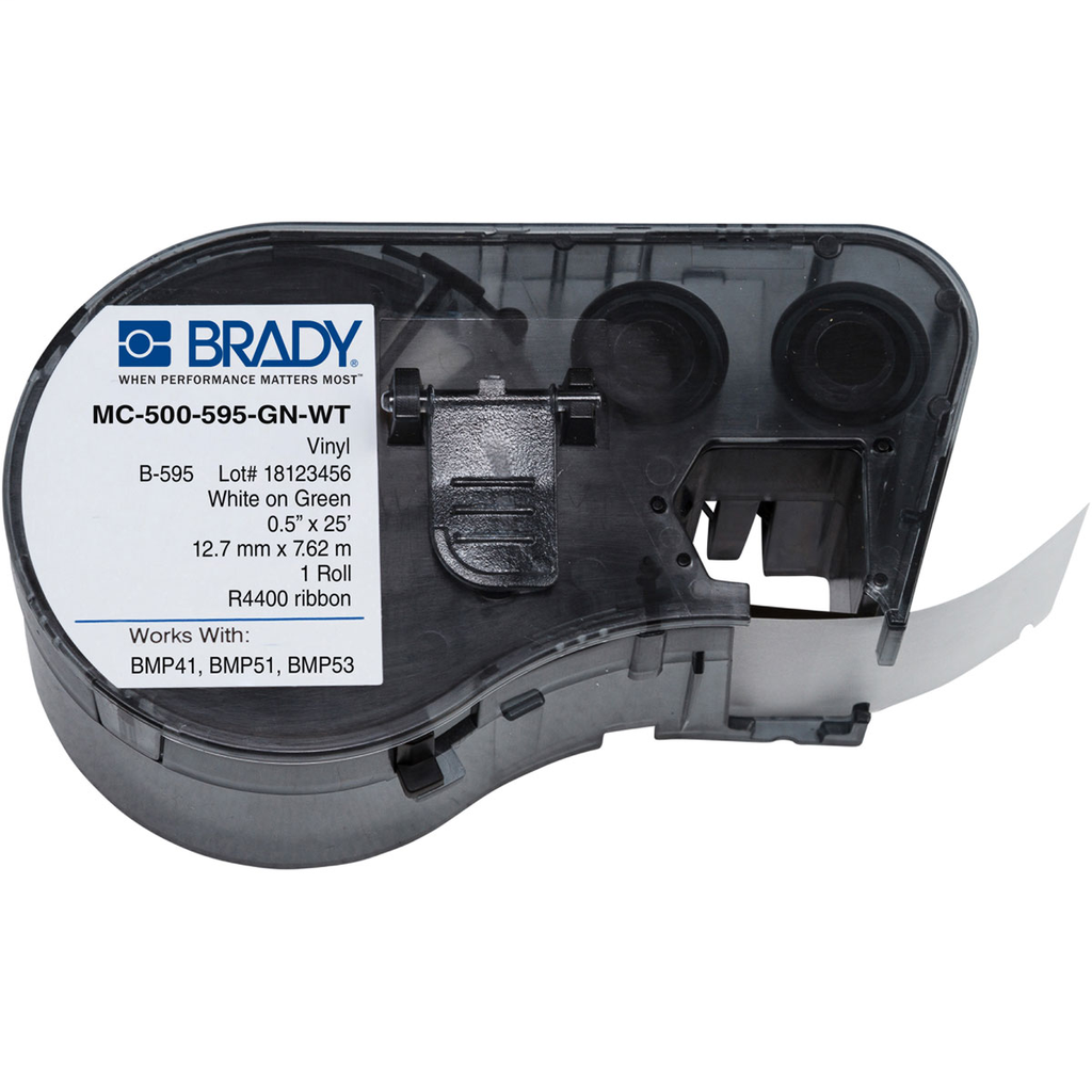 BRADY MC-500-595-GN-WT Label,M Seri BRADY MC-500-595-GN-WT Label,M Seri