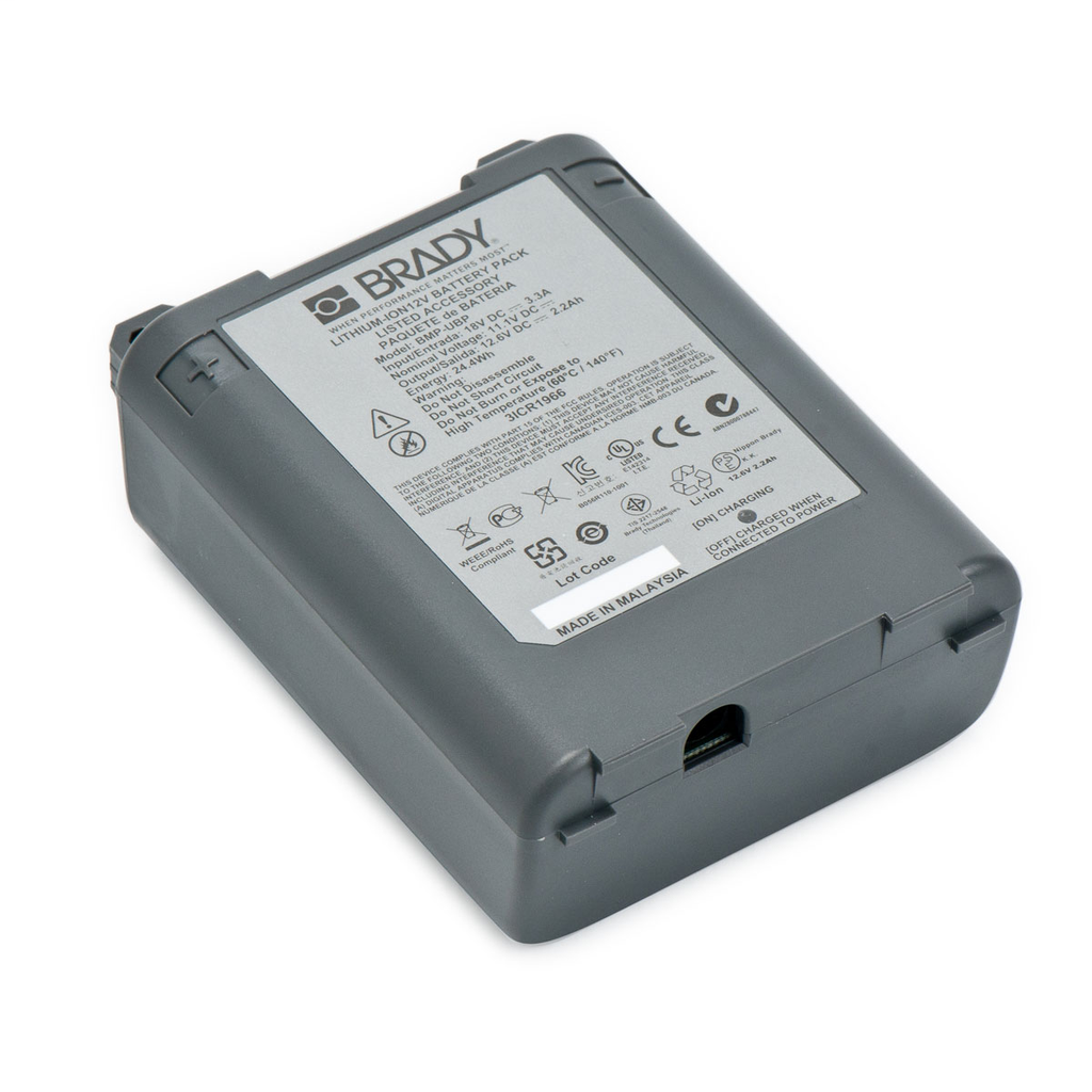 BRADY BMP-UBP BMP LITHIUM ION 12V B BRADY BMP-UBP BMP LITHIUM ION 12V B