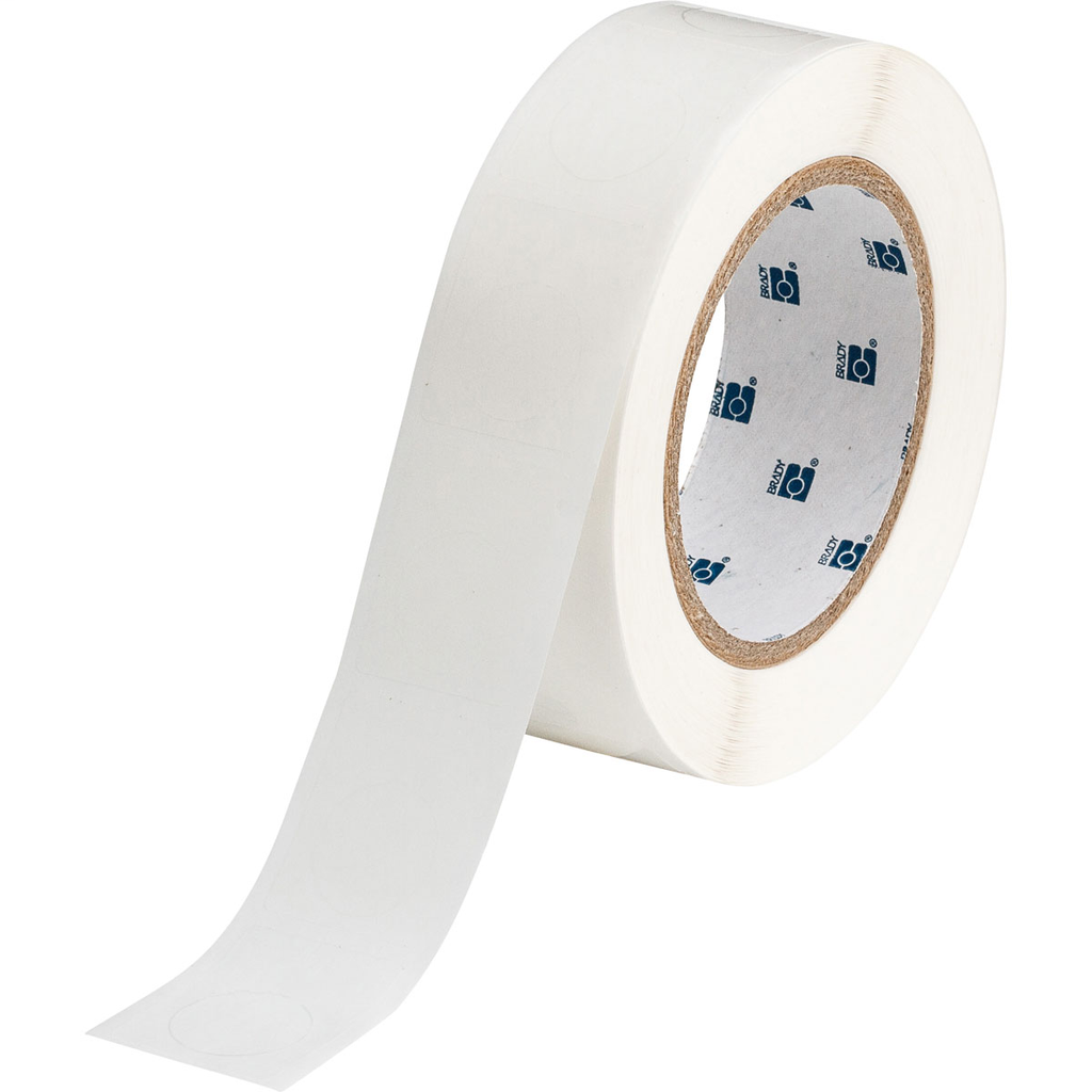 Product image for Brady THTOL-167-966B-1 Clear Overlaminate For Labels, 1.5" H x 1.2" W, Clear, 1000 Labels,