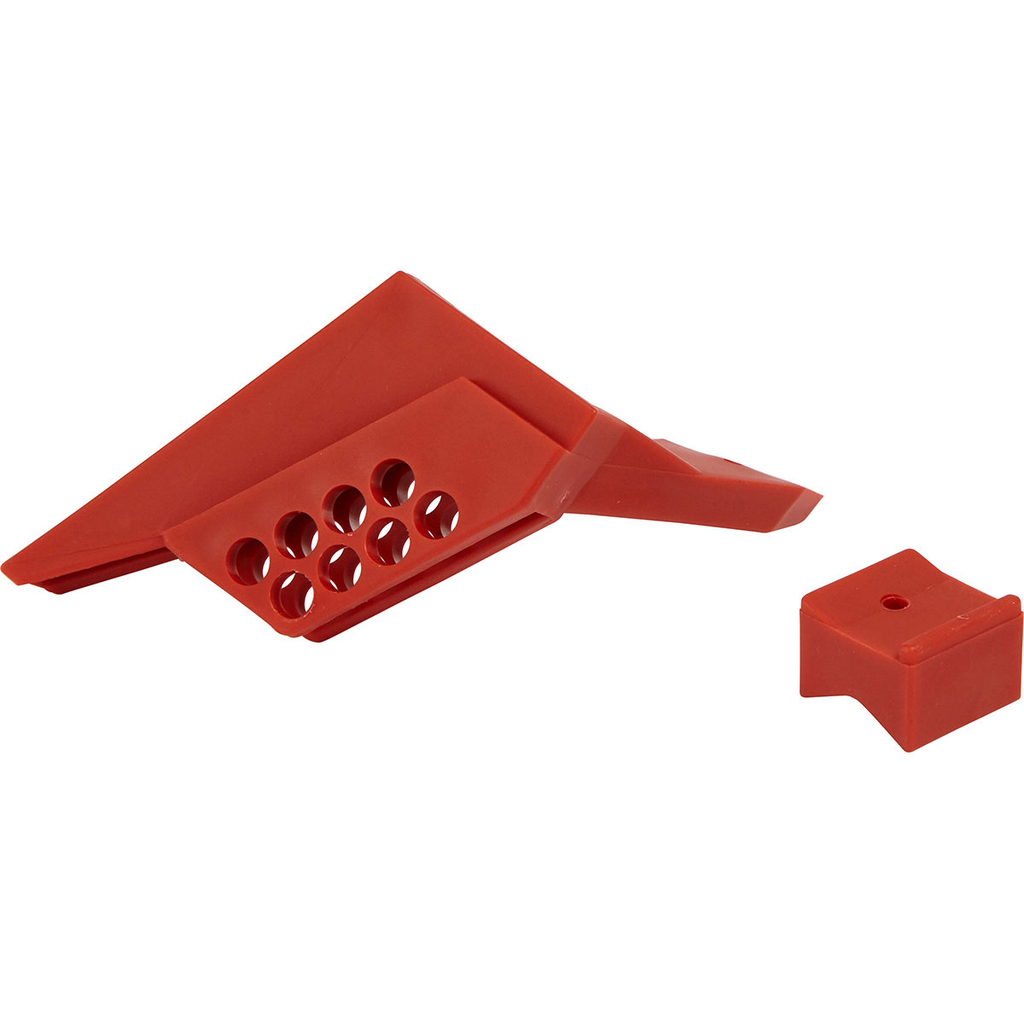 Product image for Brady 65666 Nylon Ball Valve Lockout Device Pipe Diameter Range: 1/4 to 1 in