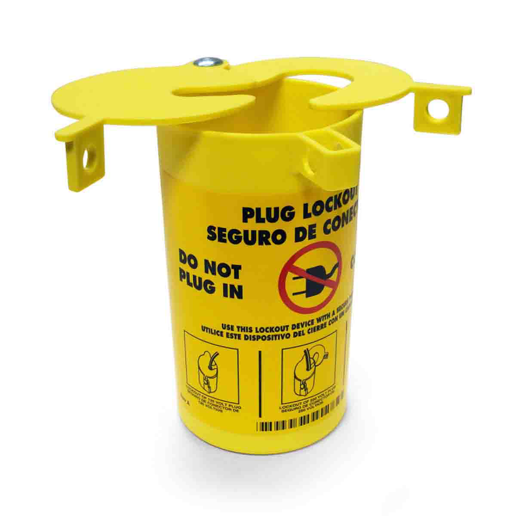 Brady PLO23-48 3-In-1 Plug Lockout Devices, 5.2" W x 3.47" Dia x 6.25" L x 3.47" D, Pack of 48 Each Product image for Brady PLO23-48 3-In-1 Plug Lockout Devices, 5.2" W x 3.47" Dia x 6.25" L x 3.47" D, Pack of 48 Each
